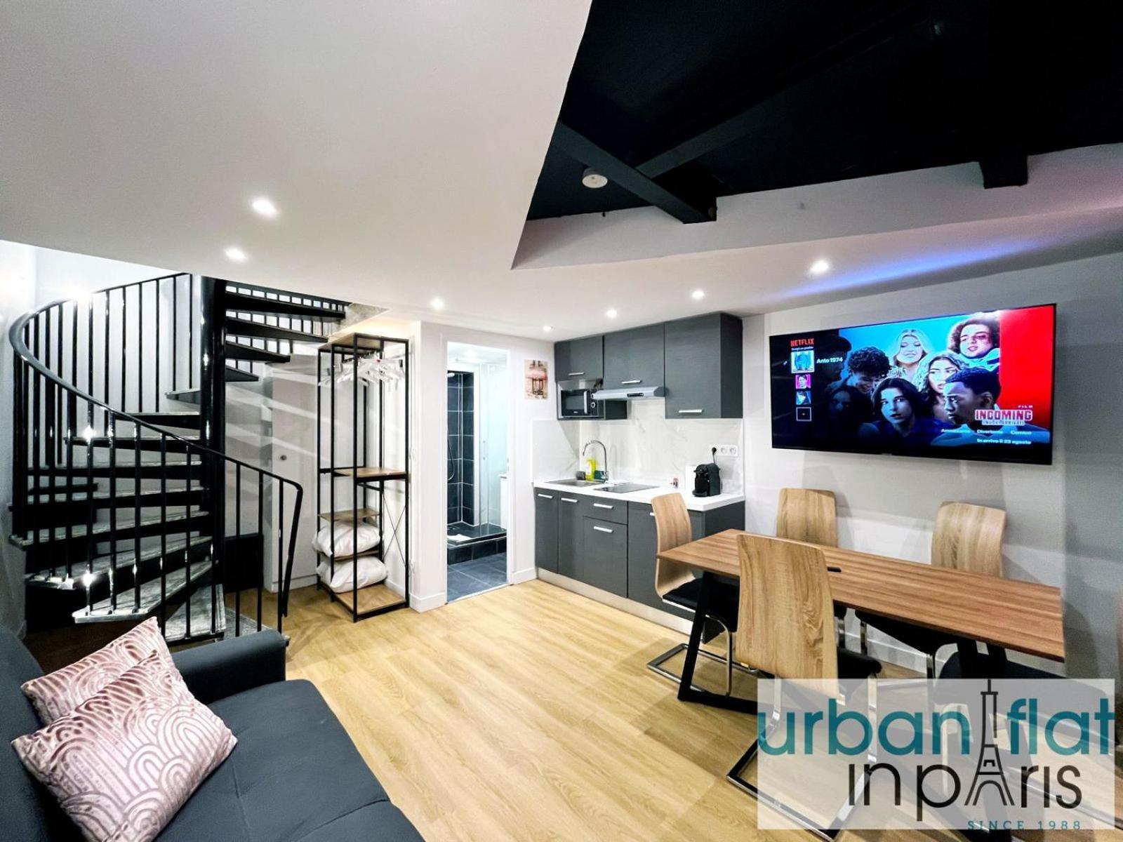 Urban Flat 179 - Pretty Loft Montorgueil Apartment Paris Bagian luar foto