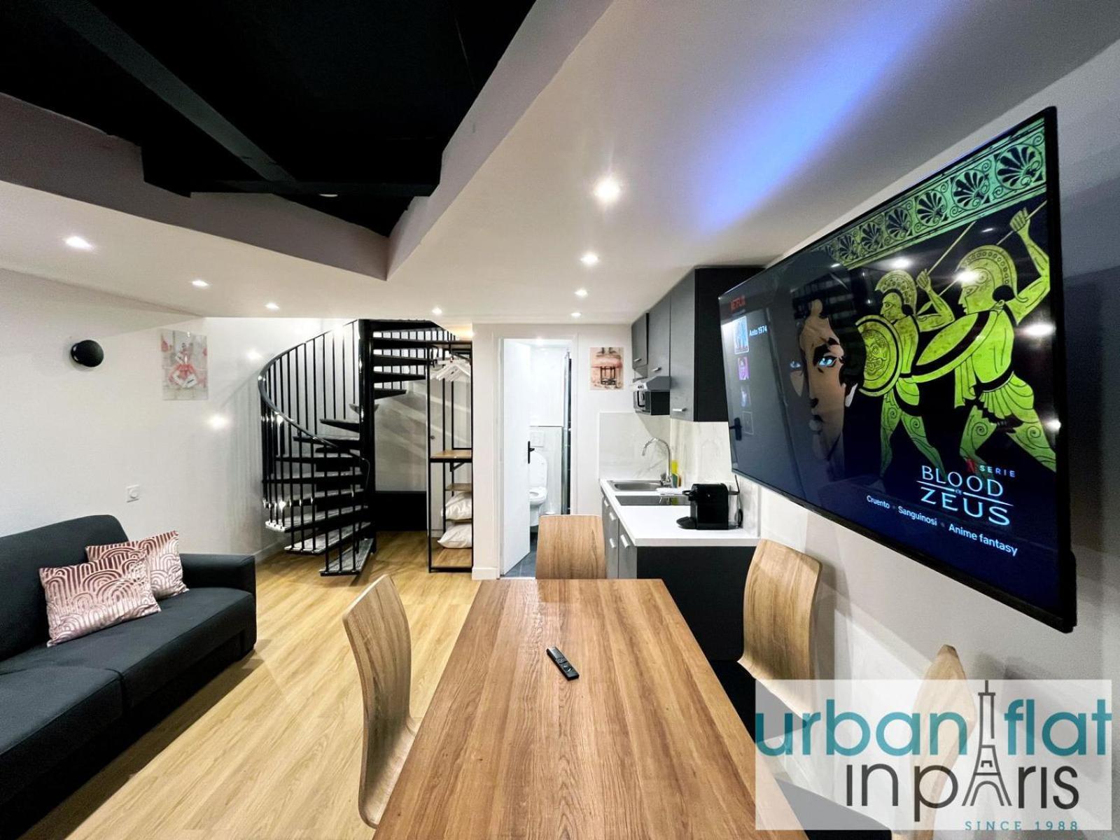 Urban Flat 179 - Pretty Loft Montorgueil Apartment Paris Bagian luar foto