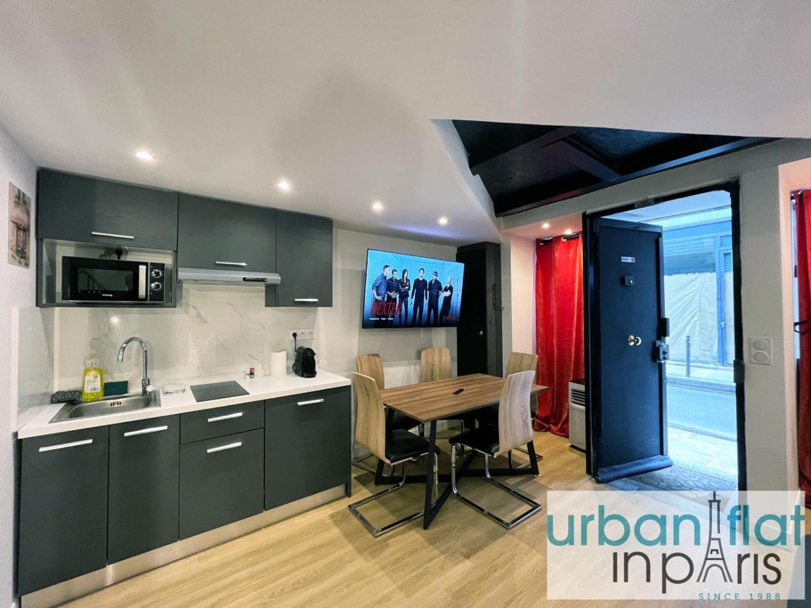 Urban Flat 179 - Pretty Loft Montorgueil Apartment Paris Bagian luar foto