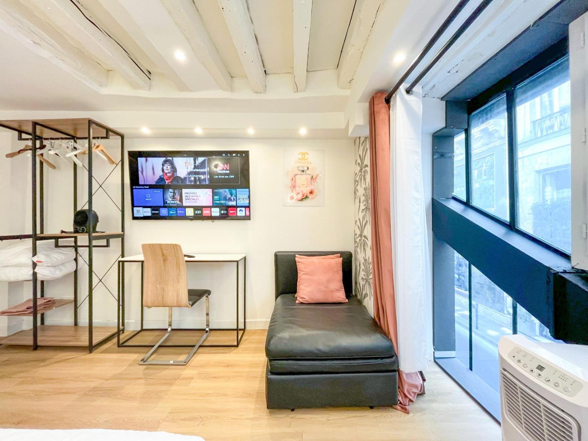 Urban Flat 179 - Pretty Loft Montorgueil Apartment Paris Bagian luar foto
